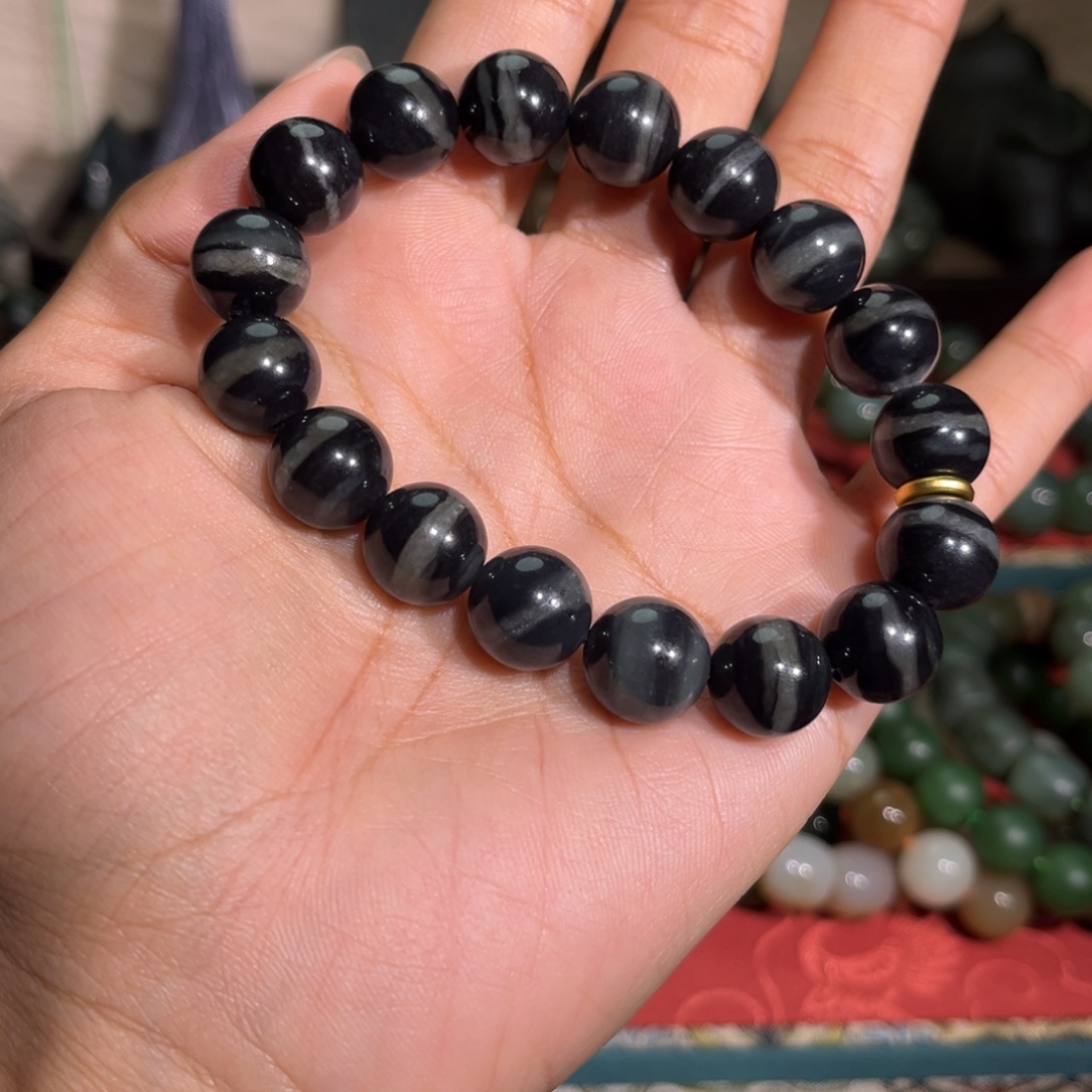 雨***手链未镶嵌和田玉