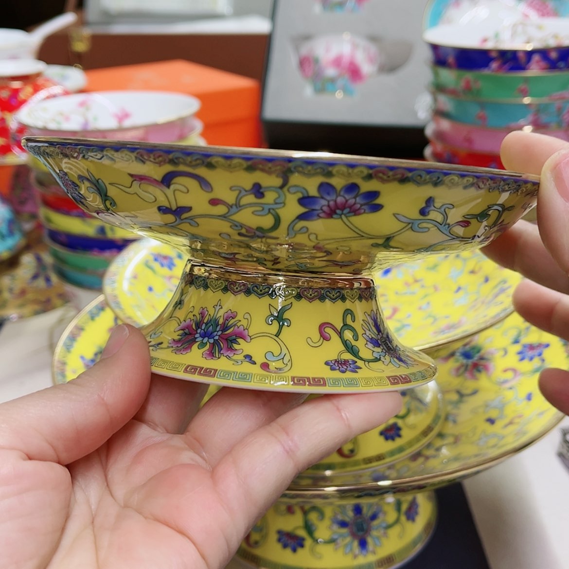 【闪购商品】珐琅6寸1个……………………