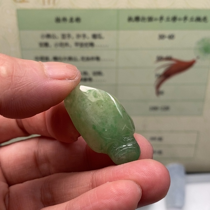 颈饰未镶嵌翡翠缅甸翡翠A货边角