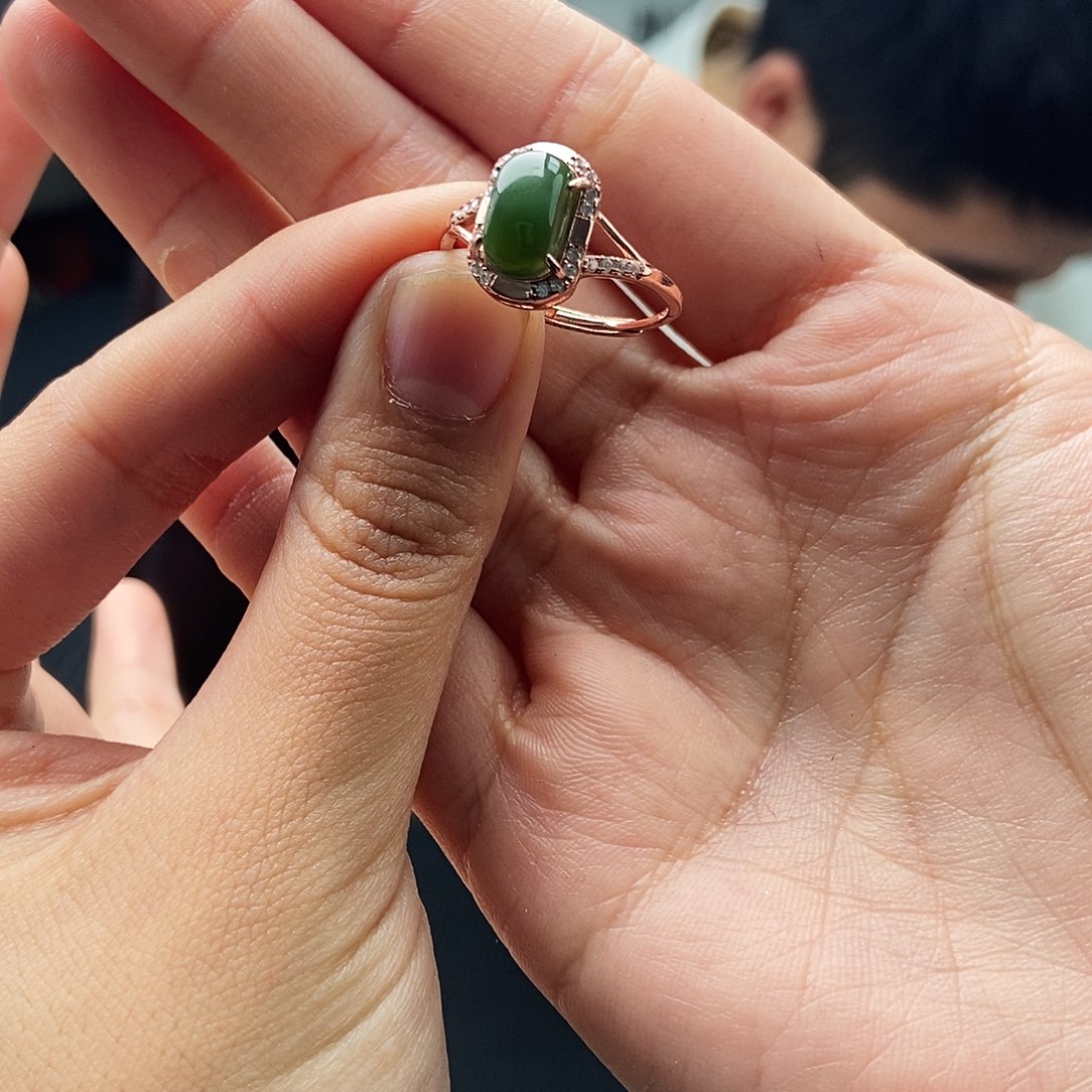 和田玉银S925镶嵌颈饰颜色多样性发拍一发一