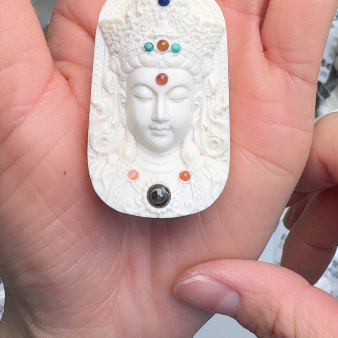 柏香籽/百香籽吊坠猛犸