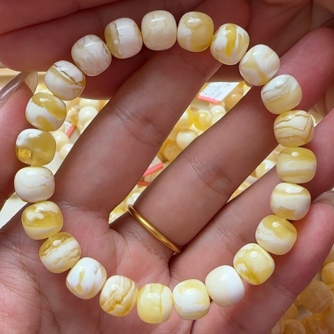 琥珀手链未镶嵌蜜蜡