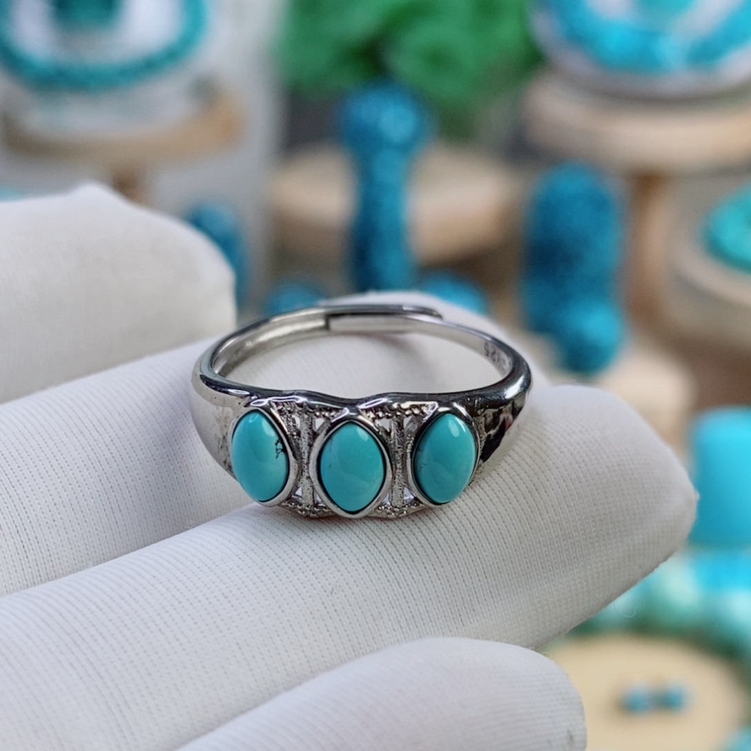 绿松石银S925镶嵌其他