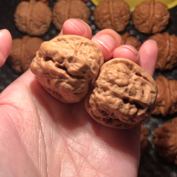 把件文玩核桃四开暴力肌肉34