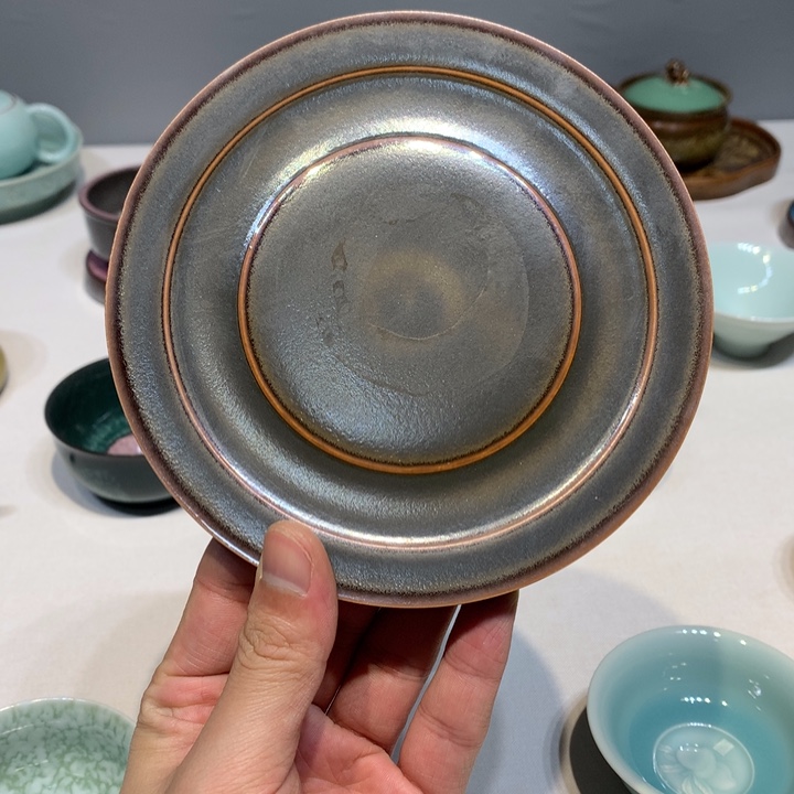 龙泉青瓷手工壶承