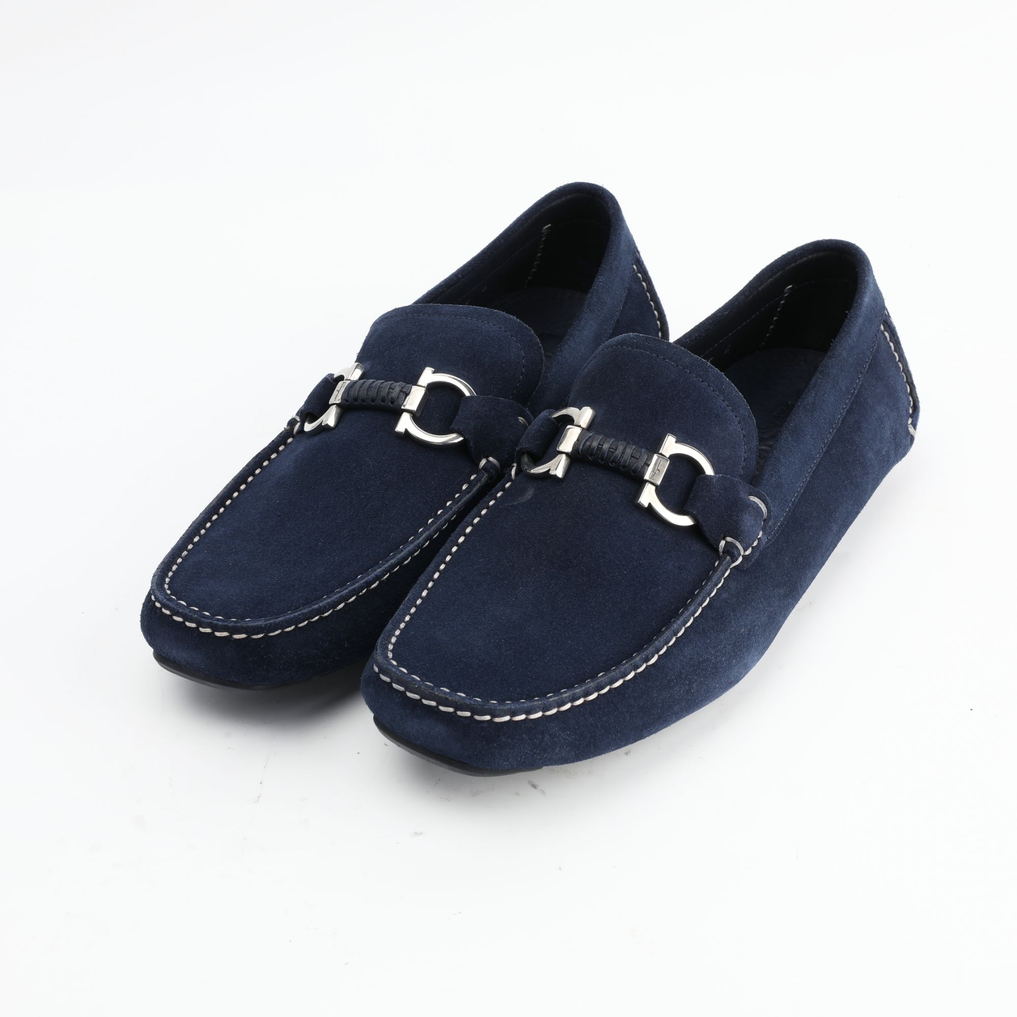  FERRAGAMO/菲拉格慕 男士磨砂皮英伦豆豆鞋 NAR0607177