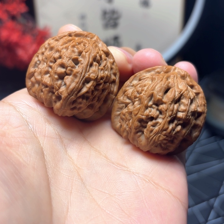 把件文玩核桃38尺白狮子福利对