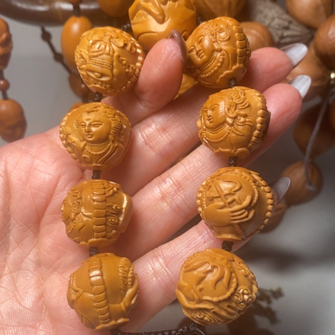 橄榄核手串/手链八宝观音