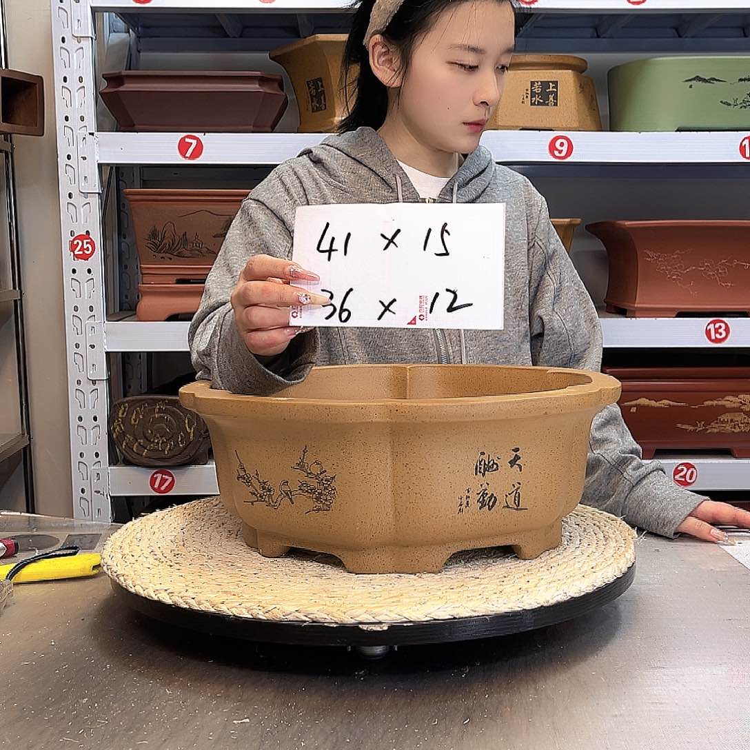 紫砂花盆紫砂花盆