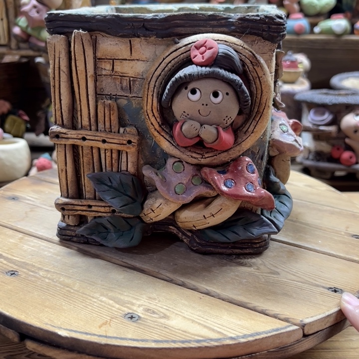 嘻哈多肉花盆百搭