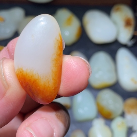 和田玉挂件未镶嵌苏*