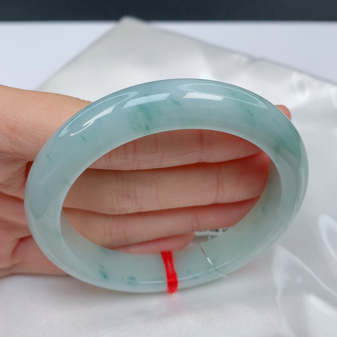 翡翠手镯未镶嵌54.8正圈