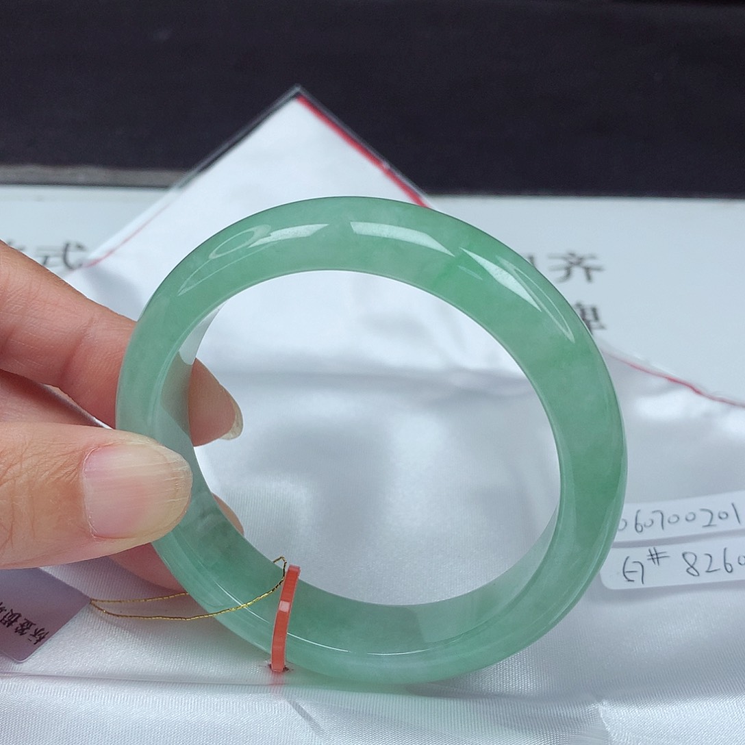 未镶嵌手镯翡翠57圈0201