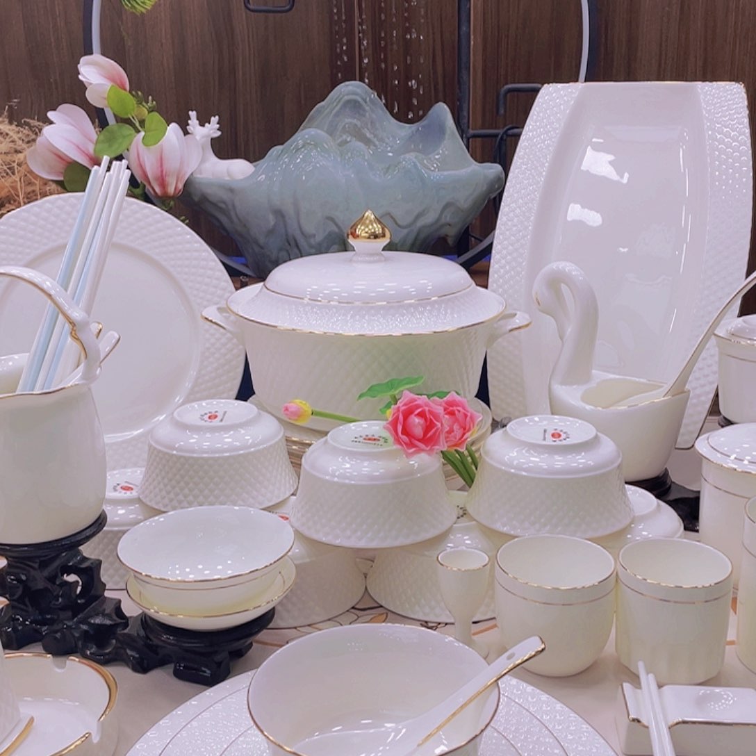 瓷景德镇碗碟单拍