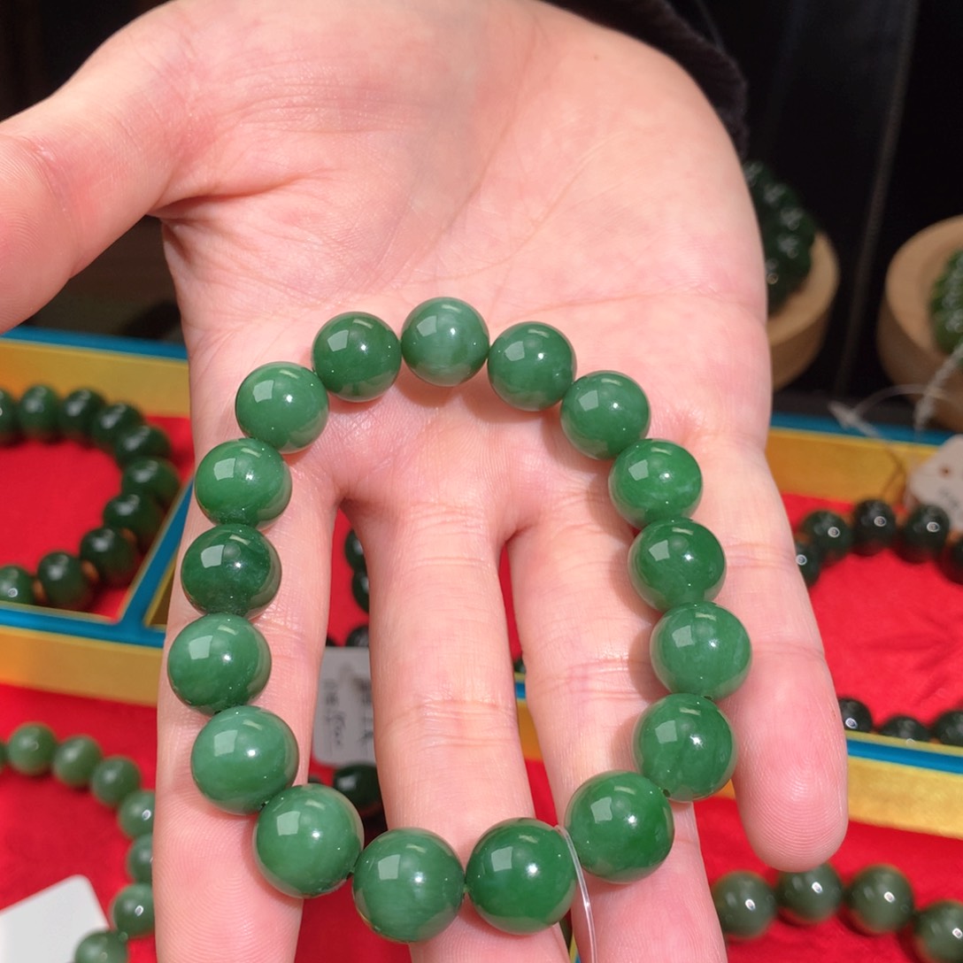 和田玉（碧玉）手串未镶嵌