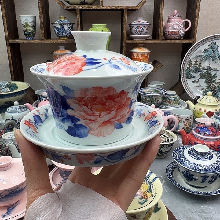 摆件陶景德镇陶瓷567老厂瓷