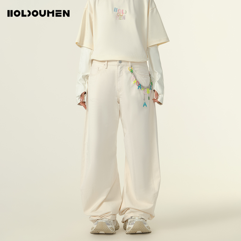 Holdoumen25夏季日常系列休闲弯刀裤