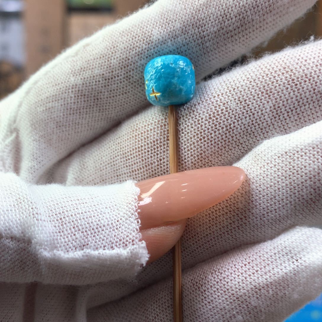 绿松石未镶嵌挂件