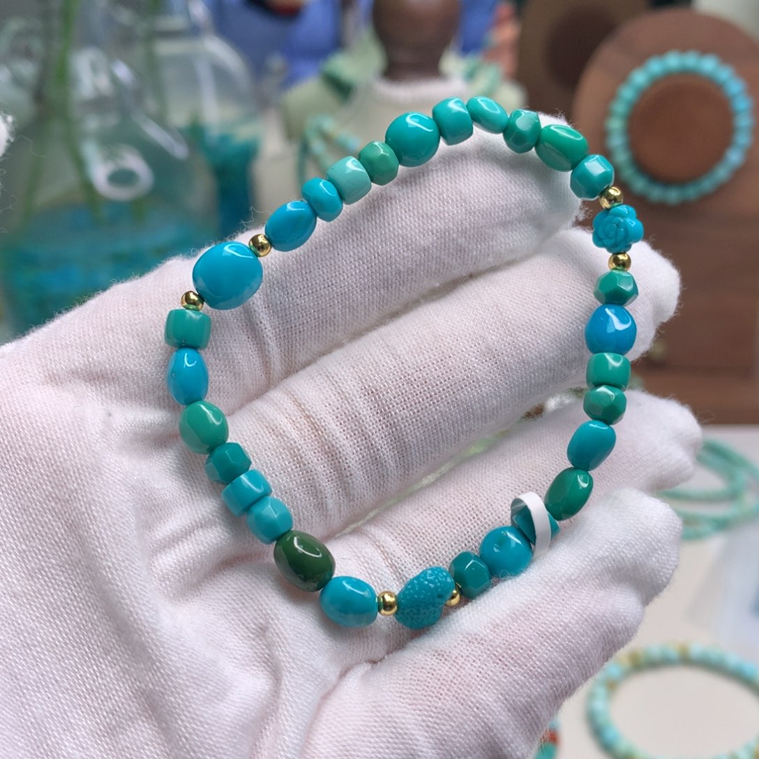 绿松石未镶嵌配饰