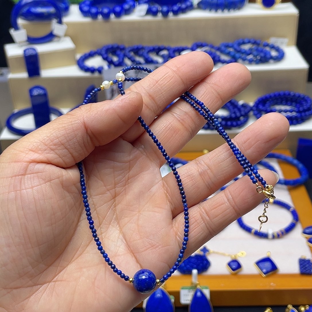 青金石设计项链福利未镶嵌