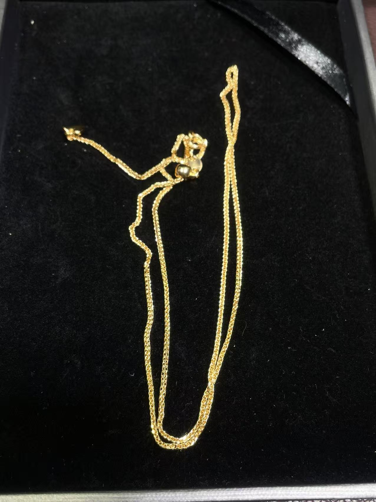 合金合成锆石项链 项链 【米米甄选 绚丽多彩】香槟金项链 CL-2139