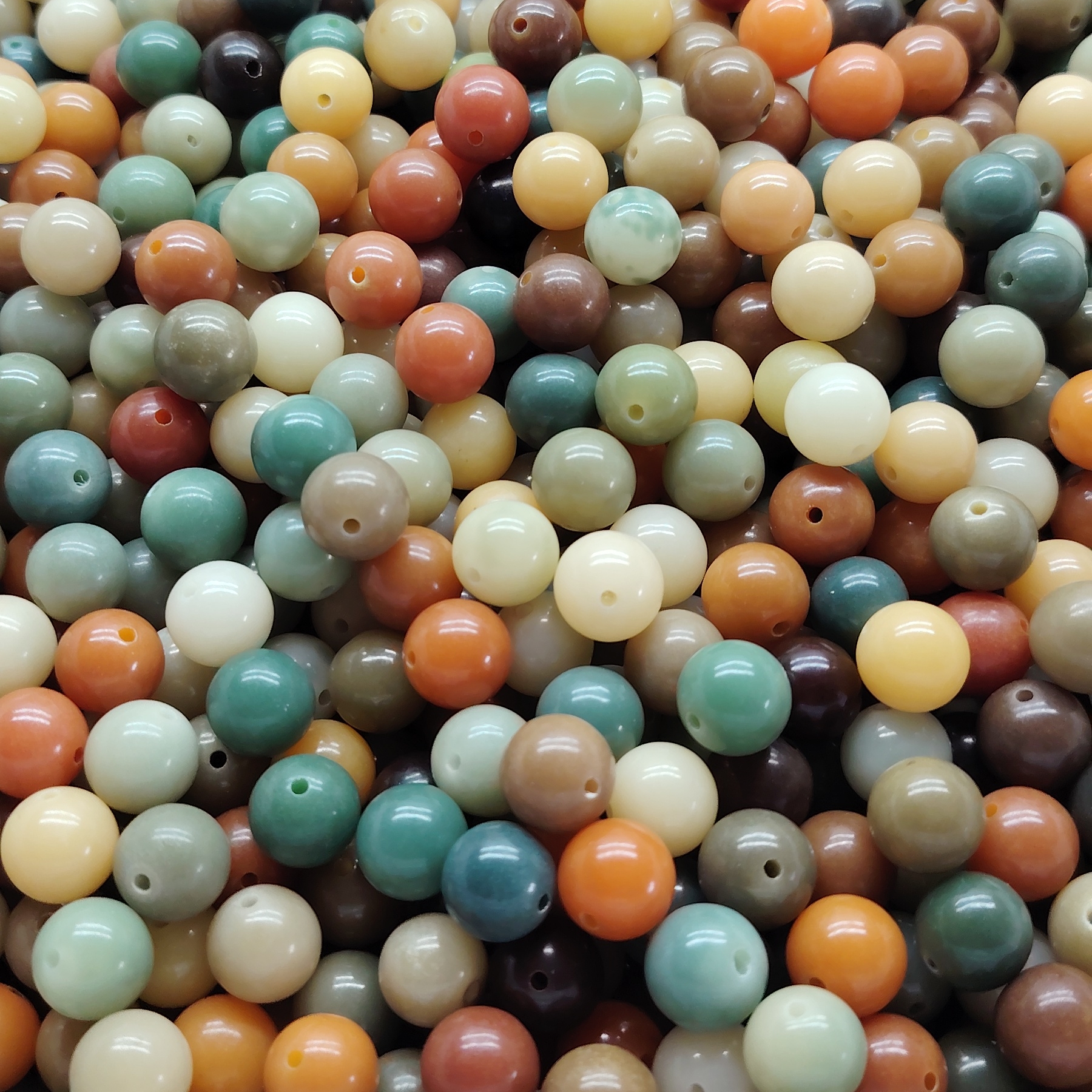 卡11MM左右天然菩提根多宝散珠手工DIY