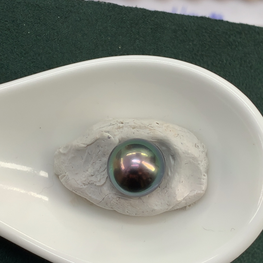 海水珍珠裸珠炫彩大溪地