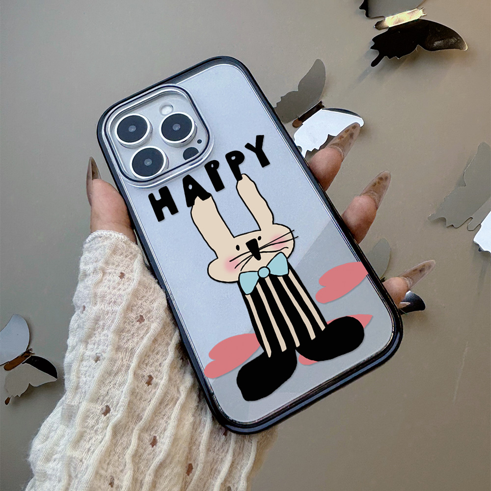 【AI键全包】开心兔子适用苹果16promax手机壳iphone15/17