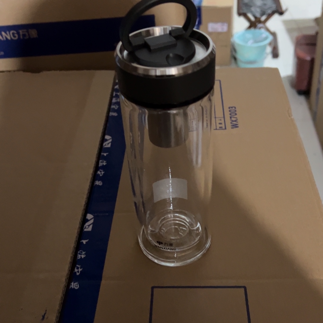 V330绿色双层玻璃杯370杯套