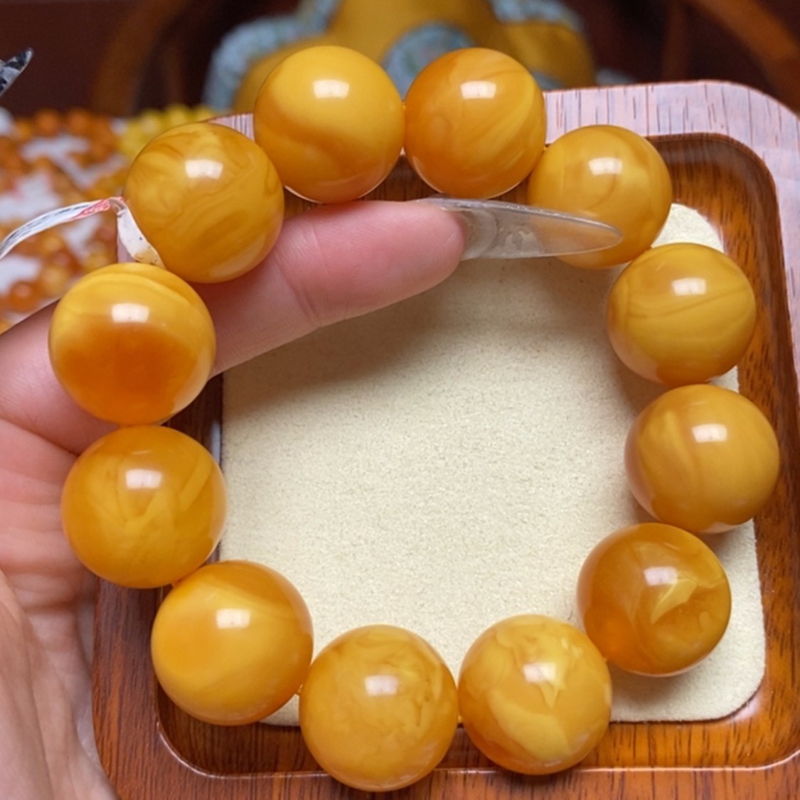 【闪购商品】蜜蜡手链未镶嵌手串