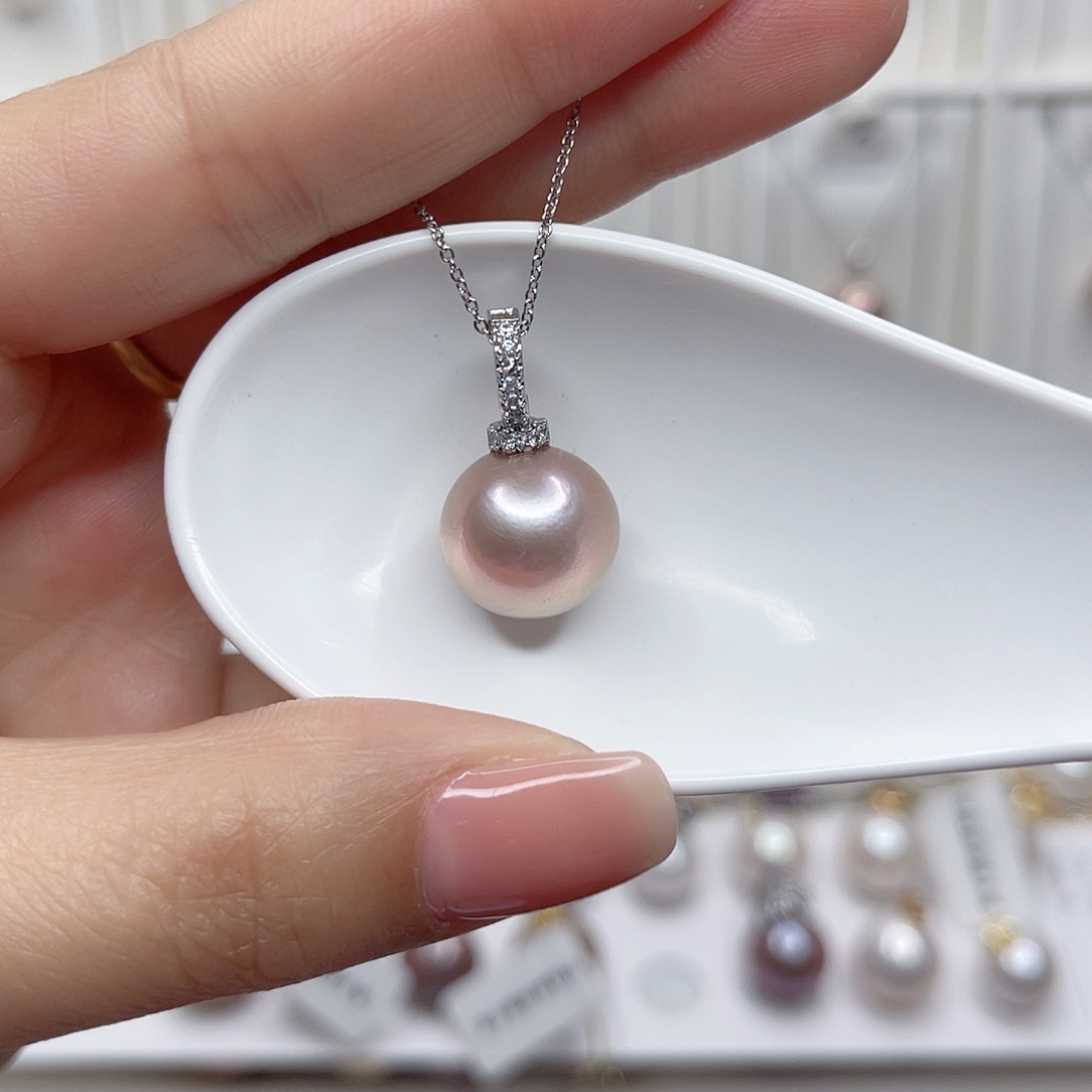 淡水珍珠未镶嵌吊坠(赠链)