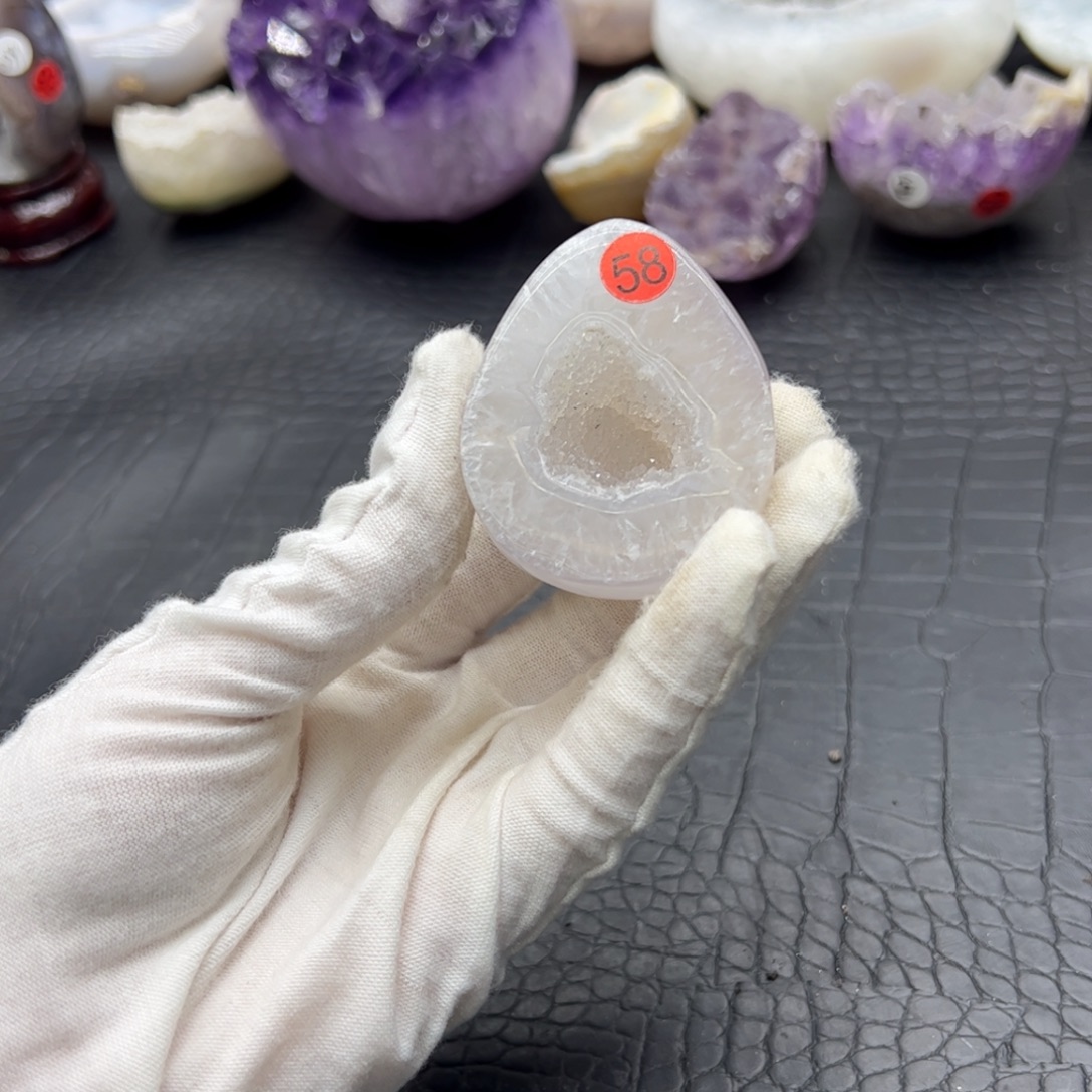 未镶嵌水晶珠宝半成品