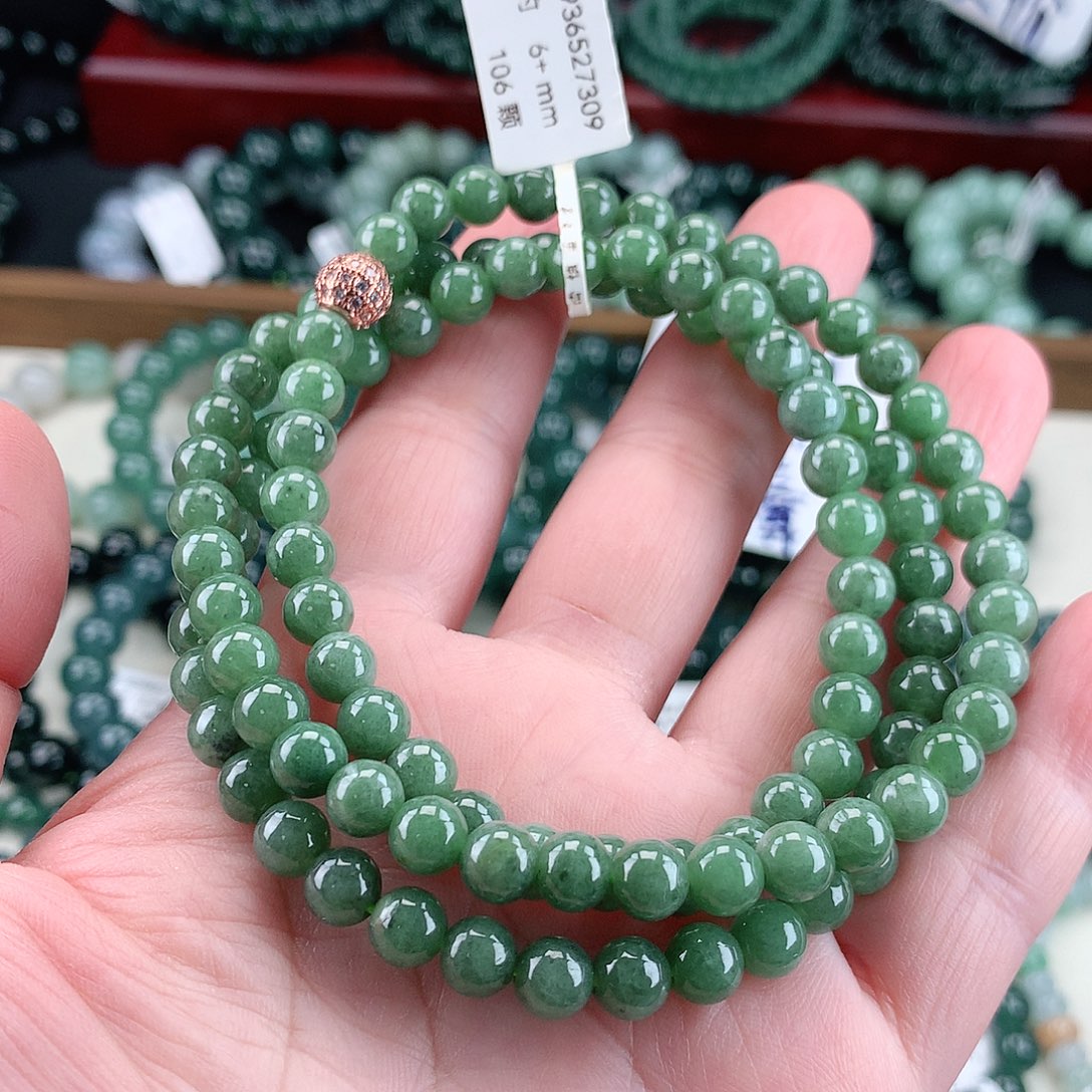 翡翠未镶嵌毛衣链