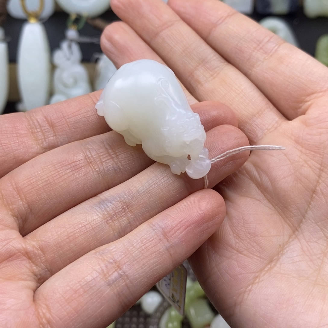 开***@和田玉未镶嵌挂件