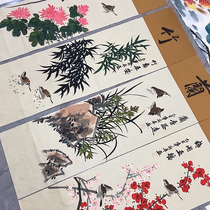 小周画廊的直播间