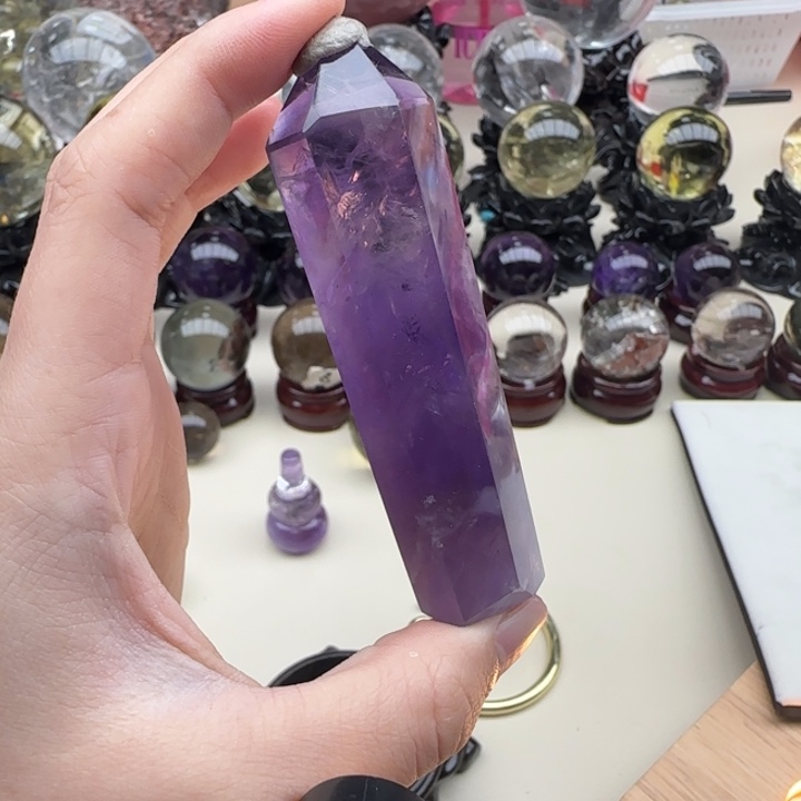 珍***浪未镶嵌摆件水晶b706