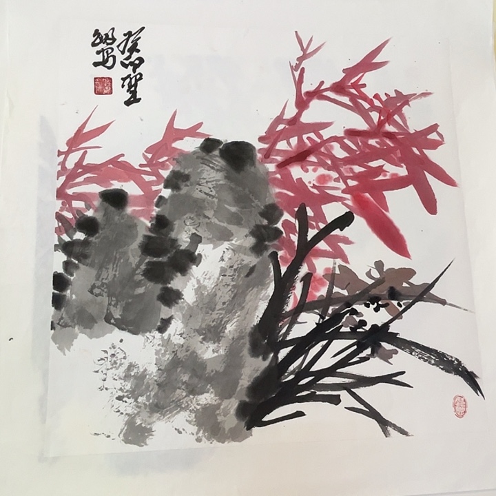 国画张圣敏先生纯手绘作品