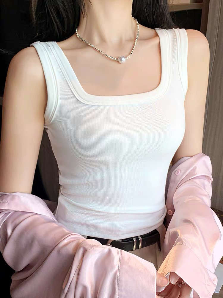 【庆哥推荐】新款韩式背心设计感上衣GHB-P368