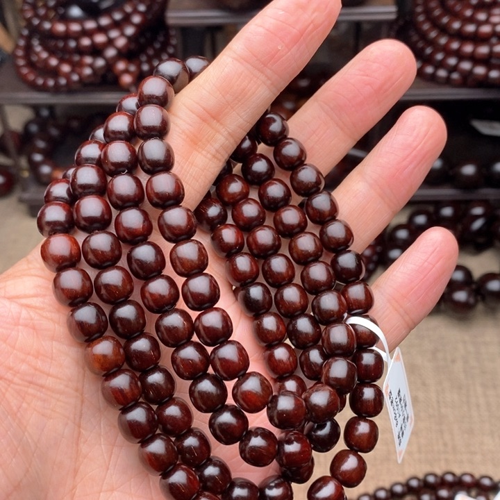 檀香紫檀（小叶紫檀）手串/手链88老形泥料*108