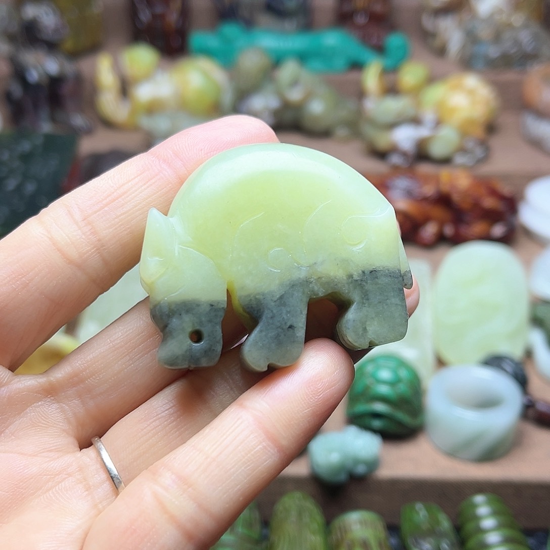 白玉菩提吊坠12。。