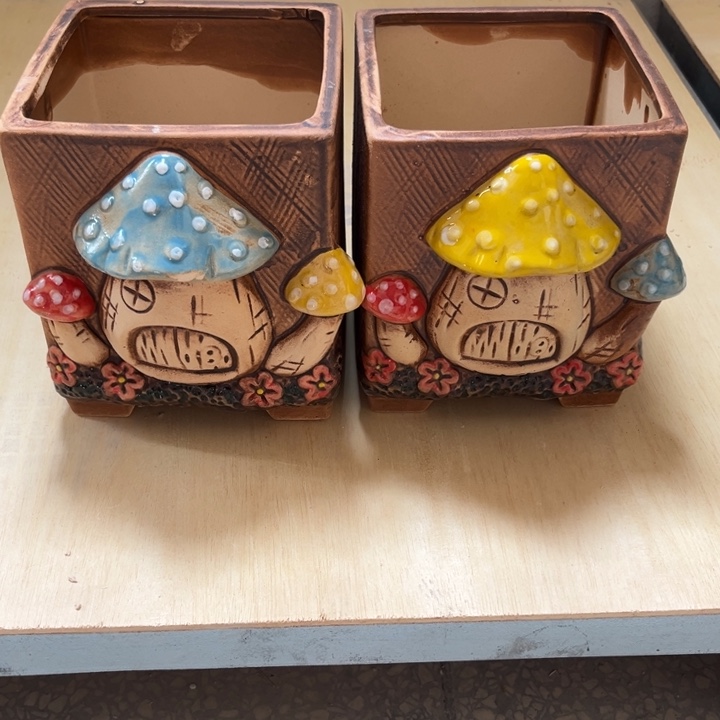 紫砂花盆粗陶材质多肉花盆