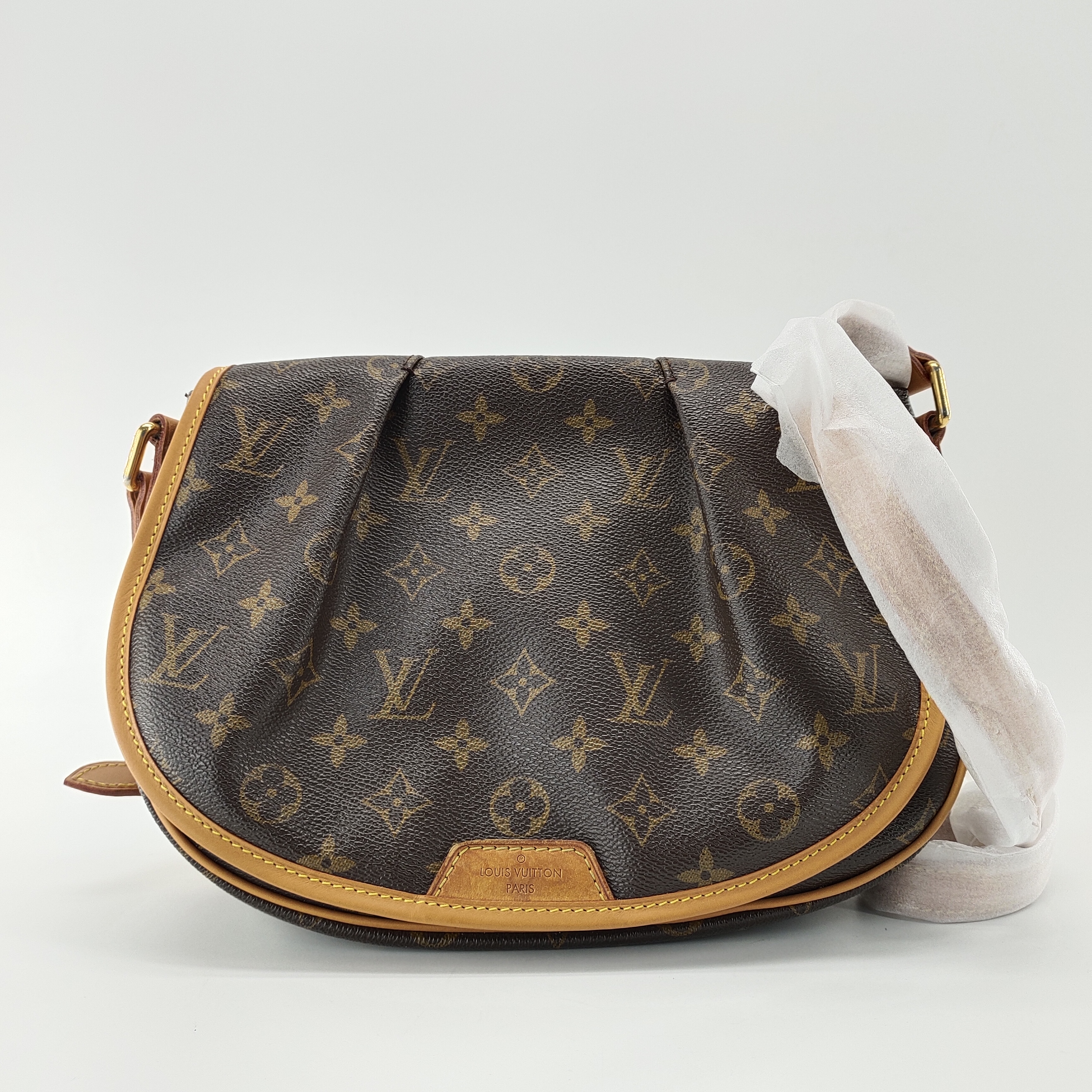 95新 LouisVuitton/路易威登  lv中古南瓜包老花（换配皮）        