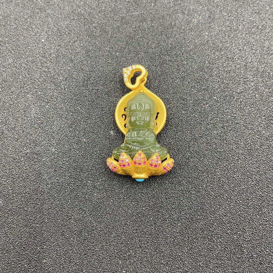 BY0207FLPC标09 和田玉挂件