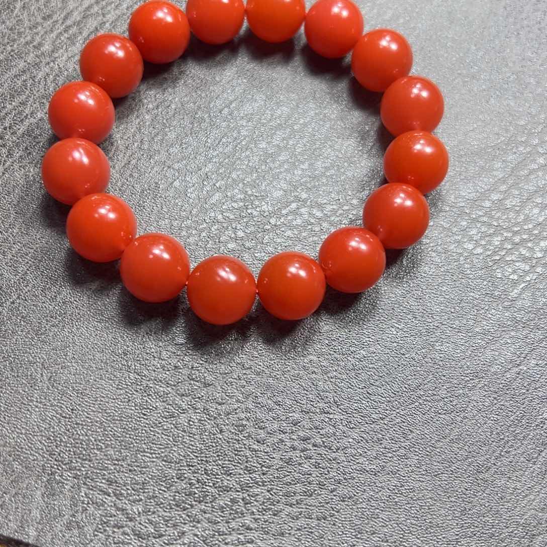 南红玛瑙手串未镶嵌心***向
