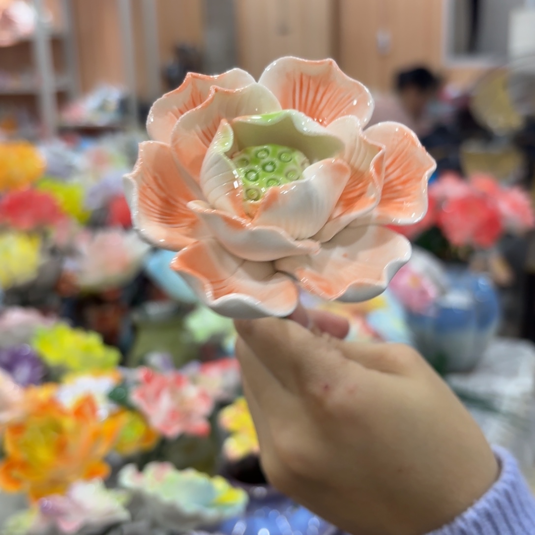 陶瓷花，20元发货，退款拉黑