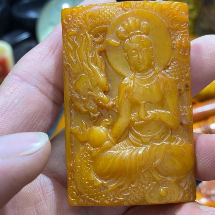 滴血莲花菩提吊坠