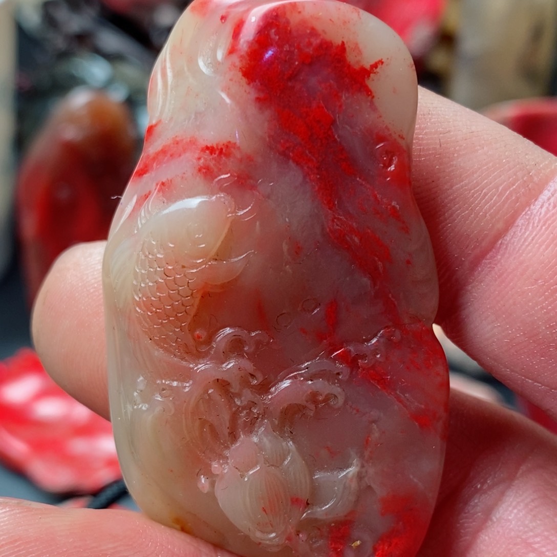 昌化鸡血石昌化鸡血石挂件