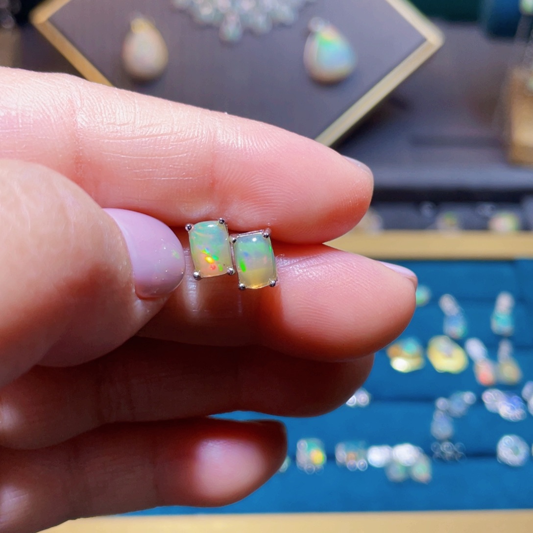 欧泊手链〉银S925镶嵌取***两