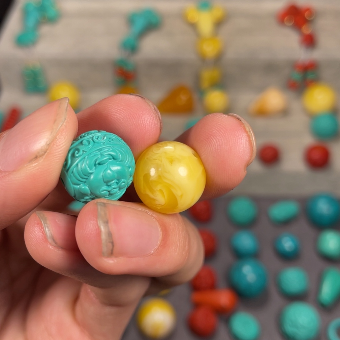 玛瑙/玉髓合金绿色14