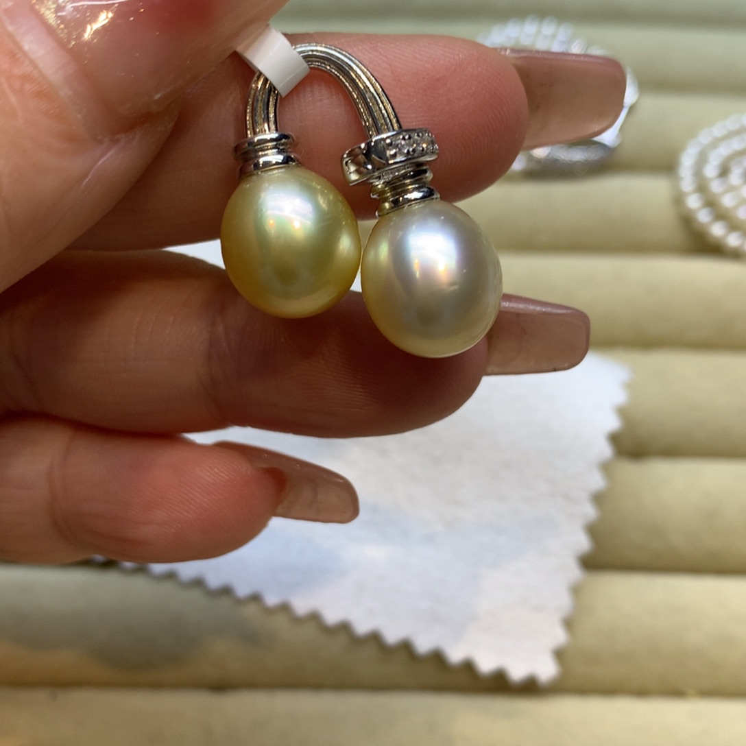 颈饰银S925镶嵌海水珍珠